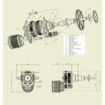 Powertrain Drive System Motor for FAI F3A RC Airplane Model Competition Vtol Drone  Motor Coaxial Anti-axis Aerobatic Aircraft
